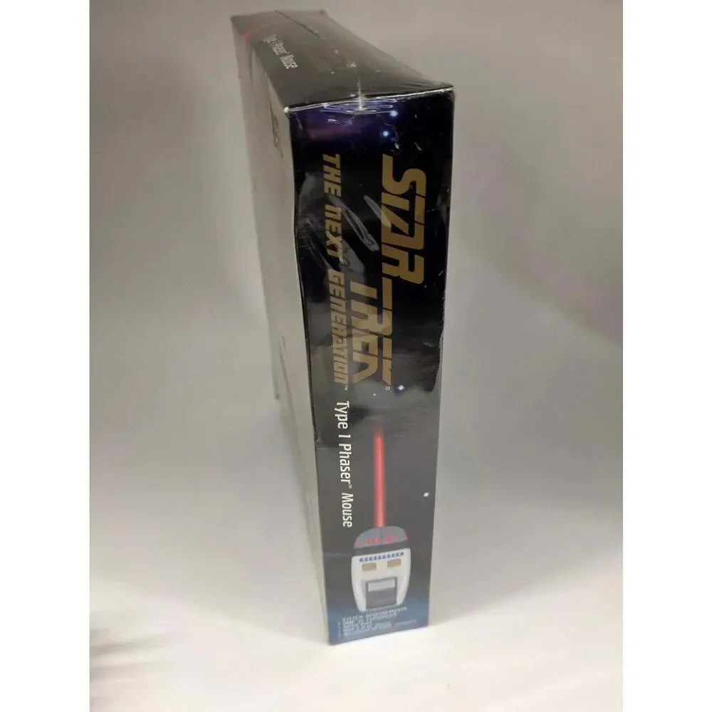 STAR TREK Unisex Type 1 Phaser Mouse TNG Vintage 1997 NIB Windows